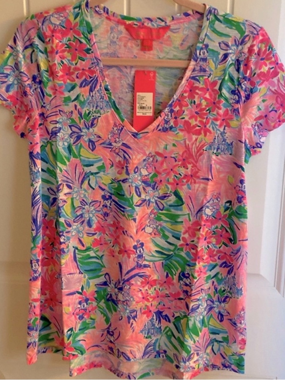 Lilly Pulitzer Etta V-Neck Top from the Lilly x Disney Disney Dreamin Collection